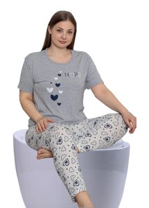 Піжама жіноча штани і футболка U7009 XL