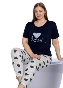 Піжама жіноча штани і футболка U7008 XL