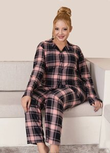 Піжама жіноча чорна S605-008 2XL