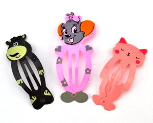 Заколка хлопушка 3шт А330-3/3