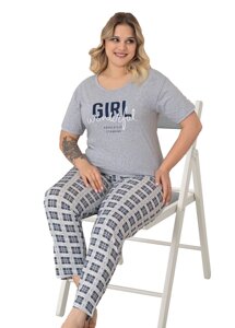 Піжама жіноча штани і футболка U7202 XL