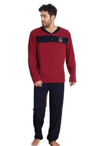 Піжама чоловіча з довгим рукавом бавовна A35040 M