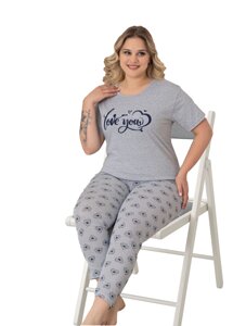 Піжама жіноча штани і футболка U7208 XL