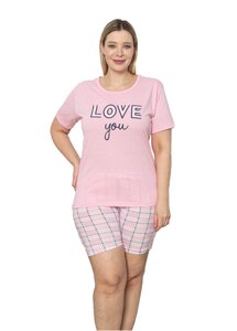 Піжама великий розмір шорти i майка U6765 XL