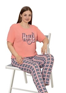 Піжама жіноча штани і футболка U7136 5XL