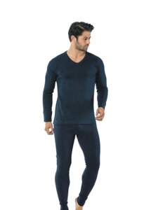 Спідня білизна комплект бавовна темно-синій