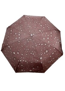 Парасоля жіноча автомат 8 спиць вишневий з3002-5