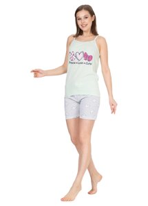 Піжама шорти майка B8036-3 S