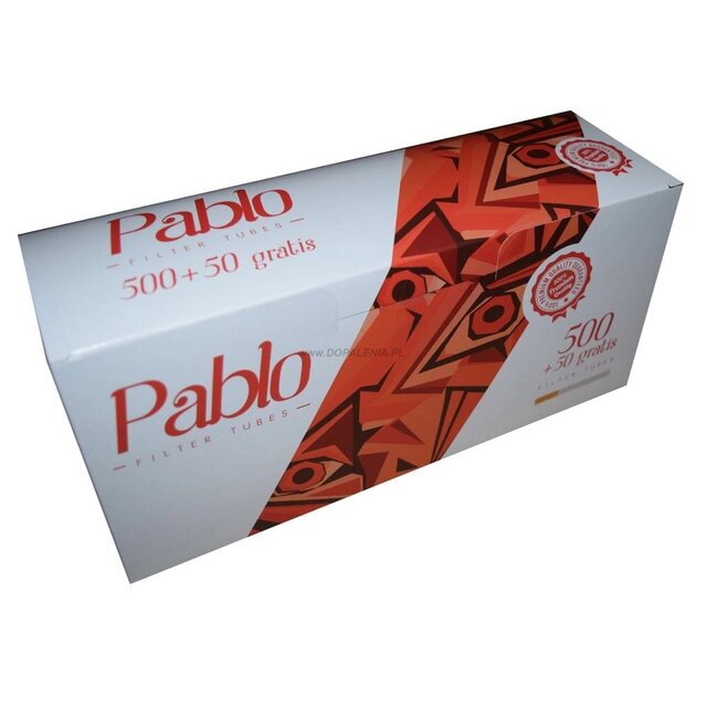 Гільзи сигаретні 550 шт / уп. PABLO гільзи для набивання тютюном від компанії ProTobacco - фото 1