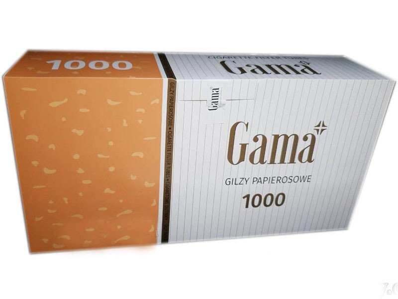 Гільзи сигаретні Gama 1000 шт. уп. від компанії ProTobacco - фото 1