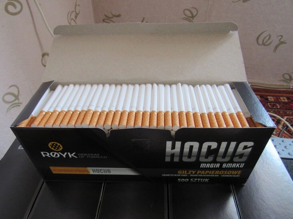 Гільзи сигаретні Hocus 450 + 100 шт. Уп. - фото