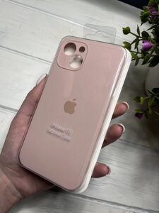 Чохол на iPhone (Айфон) 13 квадратні борти silicone case full camera на apple