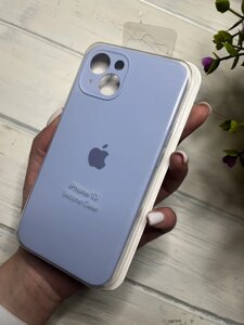 Чохол на iPhone (Айфон) 13 квадратні борти silicone case full camera на apple