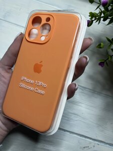 Чохол на iPhone (Айфон) 13 Pro квадратні борти silicone case full camera на apple