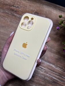 Чохол на iPhone (Айфон) 13 Pro Max квадратні борти silicone case full camera на apple