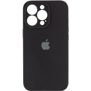 Чохол на iPhone (Айфон) 13 Pro Max квадратні борти silicone case full camera на apple