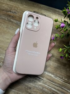 Чохол на iPhone (Айфон) 13 Pro Max квадратні борти silicone case full camera на apple