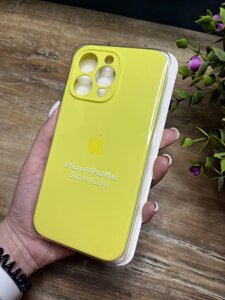 Чохол на iPhone (Айфон) 14 Pro Max квадратні борти silicone case full camera на apple