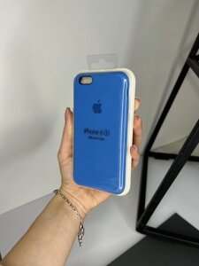 Чохол Silicone Case для Apple iPhone 6/6s силіконовий кейс з мікрофіброю