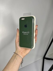 Чохол Silicone Case для Apple iPhone 6/6s силіконовий кейс з мікрофіброю