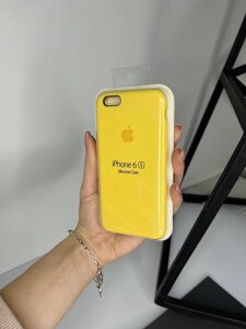 Чохол Silicone Case для Apple iPhone 6/6s силіконовий кейс з мікрофіброю