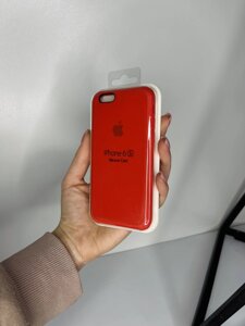 Чохол Silicone Case для Apple iPhone 6/6s силіконовий кейс з мікрофіброю