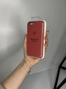 Чохол Silicone Case для Apple iPhone 6/6s силіконовий кейс з мікрофіброю