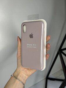 Чохол Silicone Case для Apple iPhone X/XS силіконовий кейс з мікрофіброю