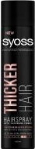 Лак для волосся Syoss Thicker Hair з волокнами для потовщення, фікс