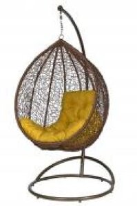 Крісло-кокон Rattwood кокон тютюно 120х110х80 см