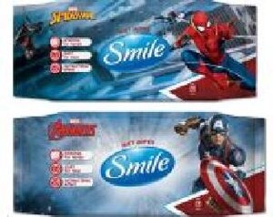 Дитячі вологі серветки Smile Marvel 72 шт.