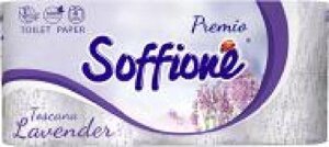 Туалетний папір Soffione Lavender тришаровий 8 шт.