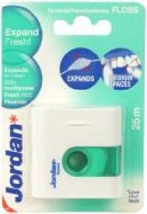 Зубна нитка-флосс Jordan Expand Fresh floss розширюється з фтор