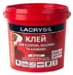 Клей для плитки та мозаїки Lacrysil Круче сухих сумішей 3 кг