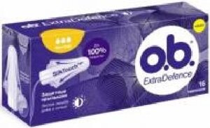 Тампони o. b. ExtraDefence Normal 16 шт.