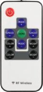 Контролер + пульт Світкомплект IP20 RF103 DC12/24V 2А/канал RGB