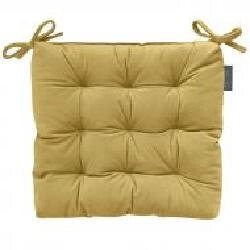 Подушка на стілець Velour 40х40 см золотий Decora textile