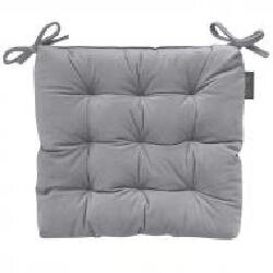 Подушка на стілець Velour 40х40 см сірий Decora textile
