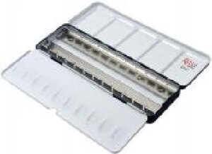 Пенал для художніх матеріалів для акварельних фарб 14 кю