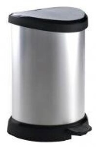 Відро для сміття Curver DECO BIN 20 л сірий / чорний 169795
