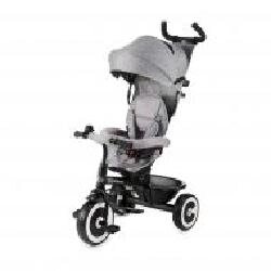 Велосипед-коляска Kinderkraft дитячий триколісний Aston сірий K