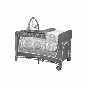 Манеж-ліжко Lionelo Flower grey scandi LO. FL02