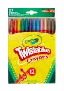Крейда восковий Твіст 12 шт./уп. Crayola