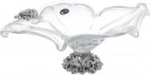 Фруктівниця прозора Silvia 23 см White cristal