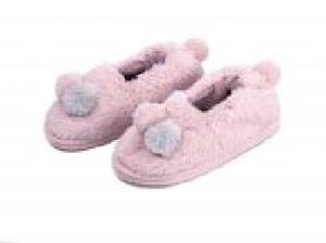Тапочки дитячі для дівчинки Twins HS-LUX хутряні чешки з декором