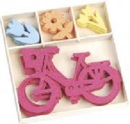 Декоративний виріб із фетру Прогулянка 20 шт. різнокольоровий, 2180