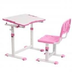 Комплект парта і стілець-трансформер Cubby Olea Pink