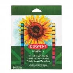 Набір сухої пастелі Academy Soft Pastels Derwent 98216 24 квітів