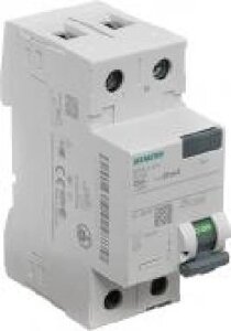 Диференціальне реле Siemens АС 2p 25А 30 мА AC 230V 5SV4312-0