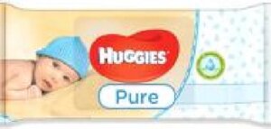 Дитячі вологі серветки Huggies Pure Quad 224 шт.